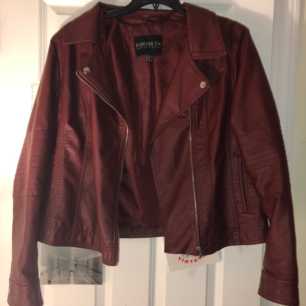 Forever 21 Moto leather jacket!!